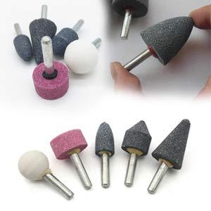 0412 -5 Pcs Shank Abrasive Mounted Stone (Multicolour) - SkyShopy 0412 -5 Pcs Shank Abrasive Mounted Stone (Multicolour) - SkyShopy